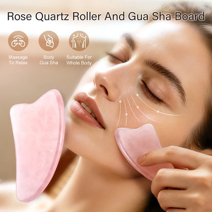 Natural Jade Stone Massage for Face Gouache Scraper Gua Sha Facial Skin Neck Thin Face Lifting anti Wrinkle Massage Tool Guasha